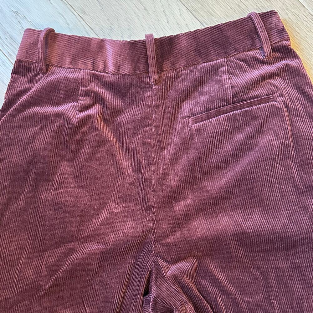 Banana Republic Rivoli Relaxed Corduroy Wide Leg Dress Pants Women's Size 10 - Picture 6 of 10